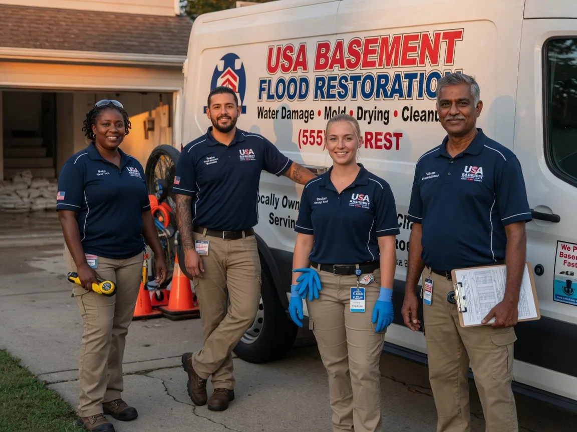 Basement Flood Cleanup company in Butte Des Morts, WI