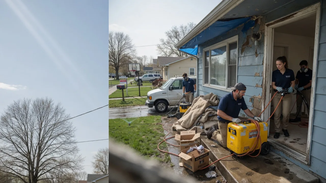 Basement Flood Cleanup in Butte Des Morts, WI near me